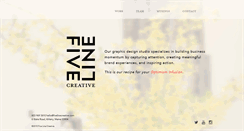 Desktop Screenshot of fivelinecreative.com
